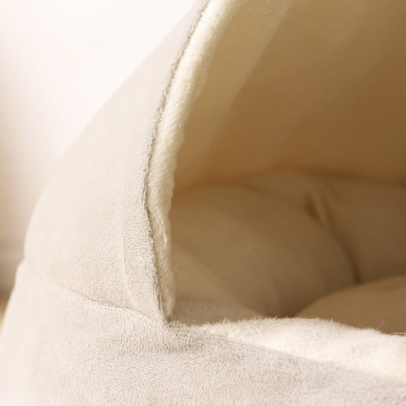 Beruhigendes Rundes Katzenhöhlenbett für ultimativen Komfort | Lyrra NUMENCE Pet Beds