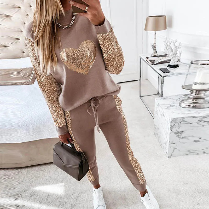 Chic und Komfort: Set aus Pullover und Hose für Frauen | Adelina NUMENCE Outfit sets