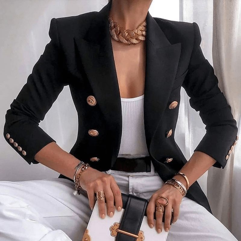 Damen Blazer mit goldenen Knöpfen | Chiara