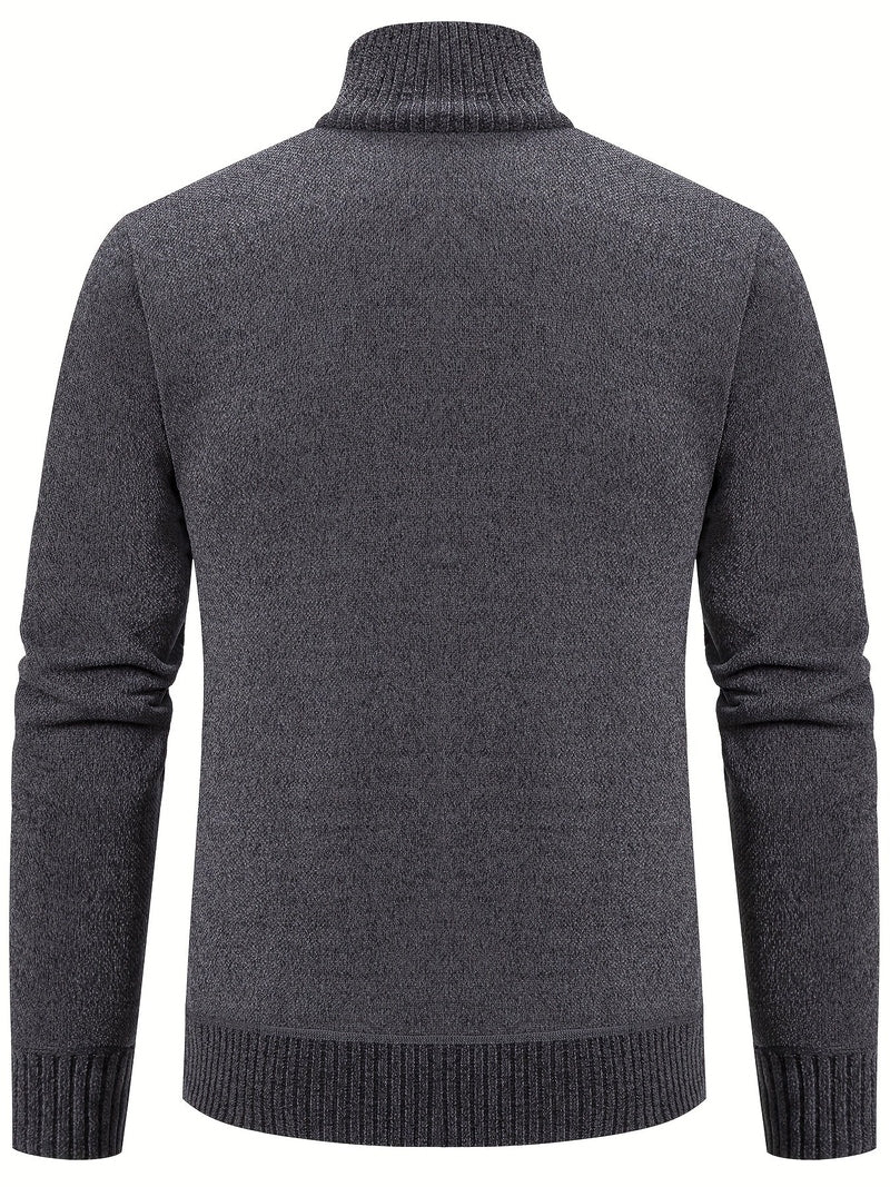 Eleganter leichter Stretch-Cardigan mit durchgehendem Reißverschluss für Herren | Noal NUMENCE Jackets