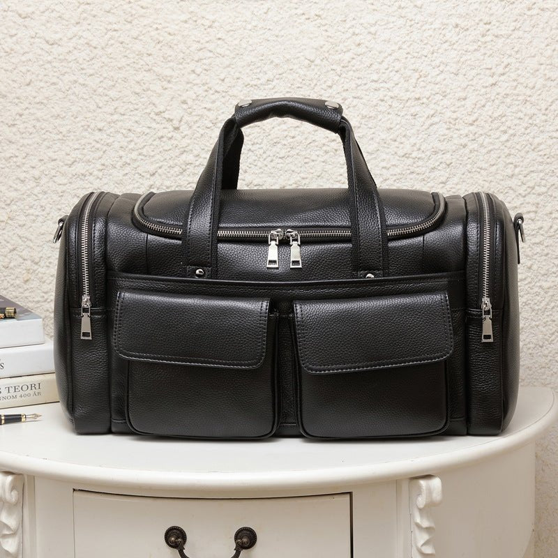 Herren Leder Reisetasche – Große Kapazität Duffle für Geschäfts- & Wochenendausflüge | Eterius NUMENCE Travel Bag
