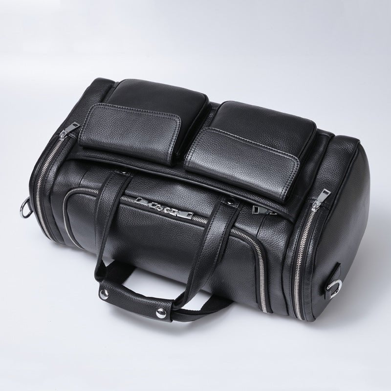 Herren Leder Reisetasche – Große Kapazität Duffle für Geschäfts- & Wochenendausflüge | Eterius NUMENCE Travel Bag