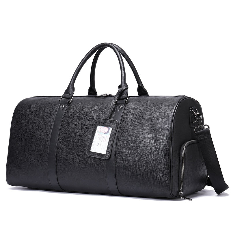 Herren Leder Reisetasche – Stylische Weekender mit großem Fassungsvermögen | Alioth NUMENCE Travel Bag