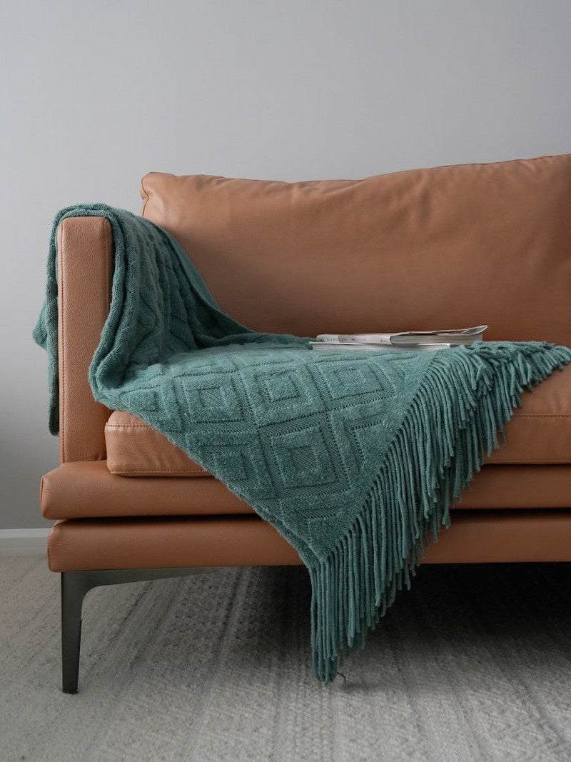 Jacquard gestrickte Bettdecke für täglichen Komfort | Soleno NUMENCE Blanket