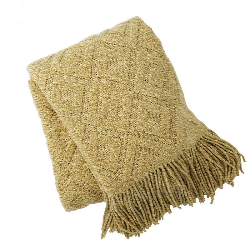 Jacquard gestrickte Bettdecke für täglichen Komfort | Soleno NUMENCE Blanket