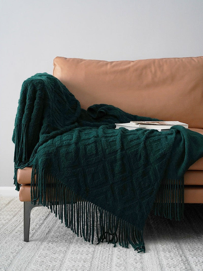 Jacquard gestrickte Bettdecke für täglichen Komfort | Soleno NUMENCE Blanket