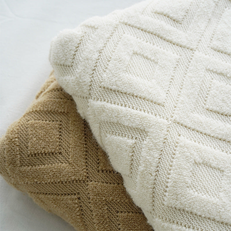 Jacquard gestrickte Bettdecke für täglichen Komfort | Soleno NUMENCE Blanket