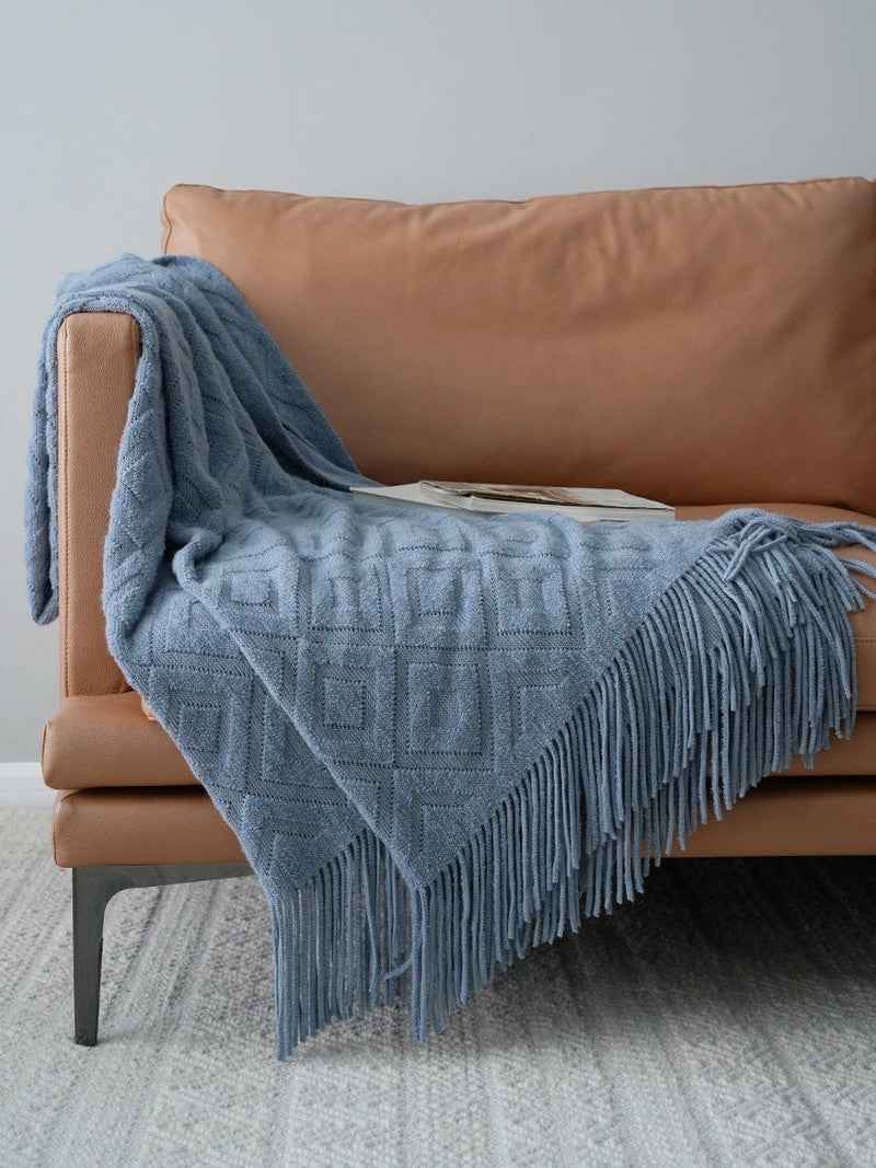 Jacquard gestrickte Bettdecke für täglichen Komfort | Soleno NUMENCE Blanket