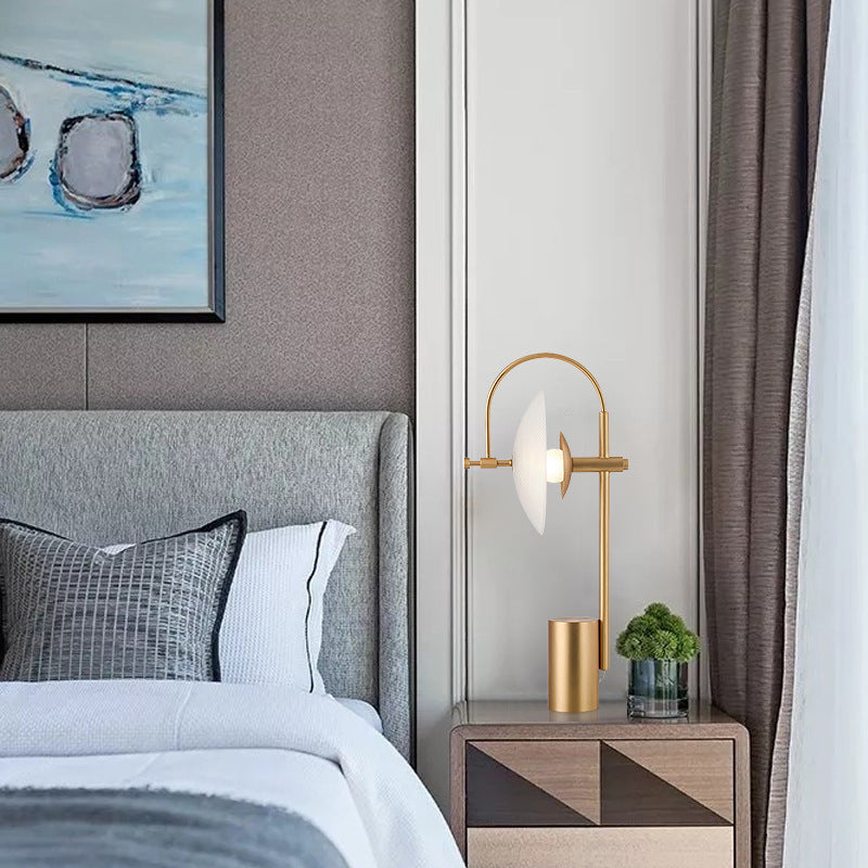 Moderne Bronze-Glas-Tischlampe für das Schlafzimmer | Acturus NUMENCE Table lamps