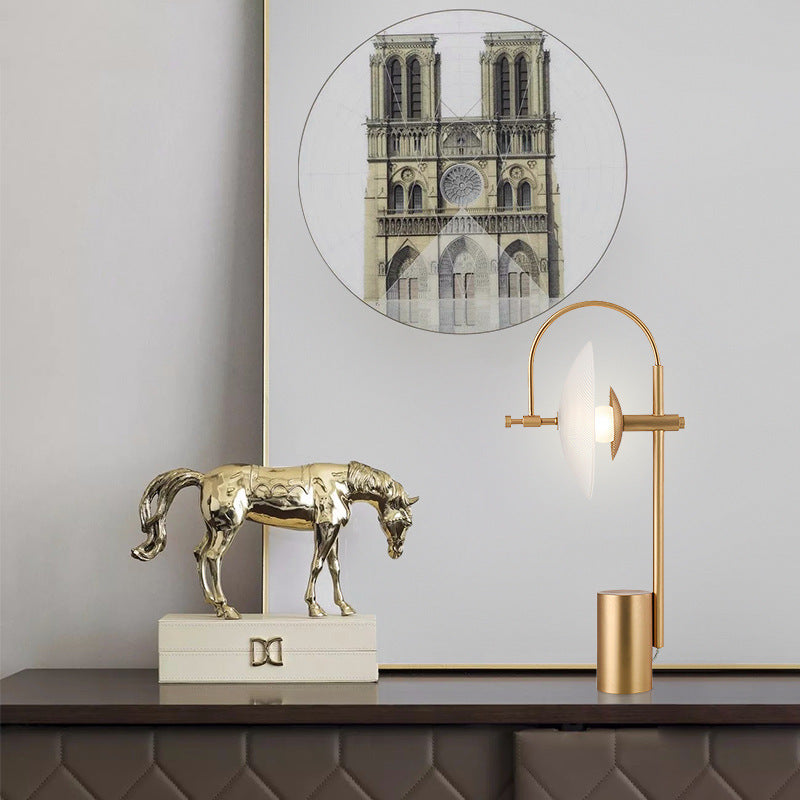 Moderne Bronze-Glas-Tischlampe für das Schlafzimmer | Acturus NUMENCE Table lamps