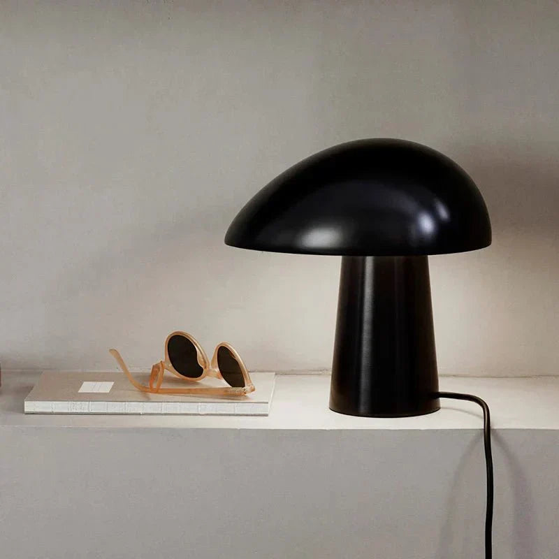 Moderne Minimalistische Tischlampe mit Holzfuß | Alanor NUMENCE Table Lamp