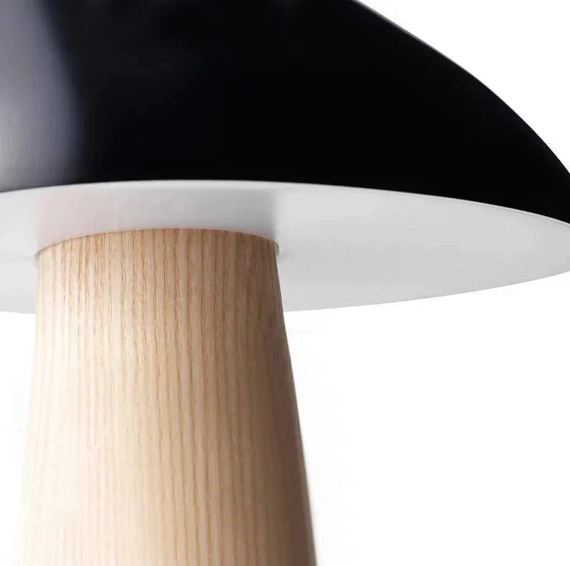Moderne Minimalistische Tischlampe mit Holzfuß | Alanor NUMENCE Table Lamp