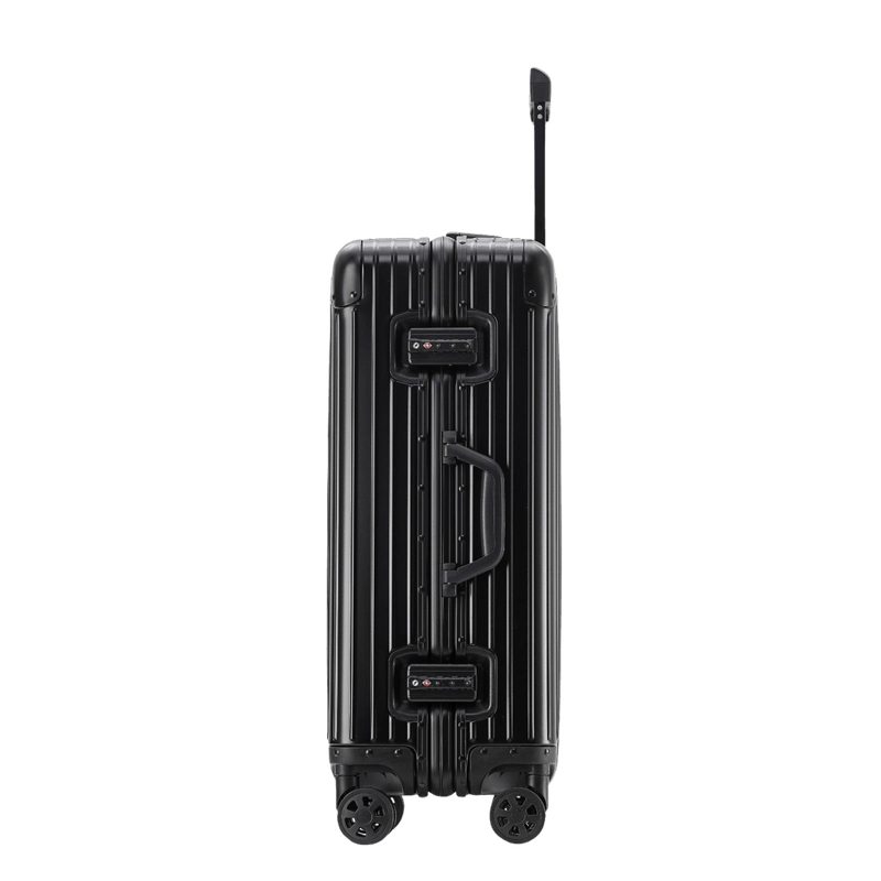 Premium Aluminium Koffer - Leicht, Langlebig & Stilvoll | Hesper Schwarz NUMENCE Aluminium Suitcase