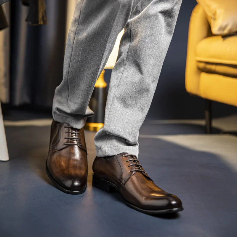 Schnürschuhe Italiano derbi Leder anzugschuhe herren | Ortwin NUMENCE Shoes