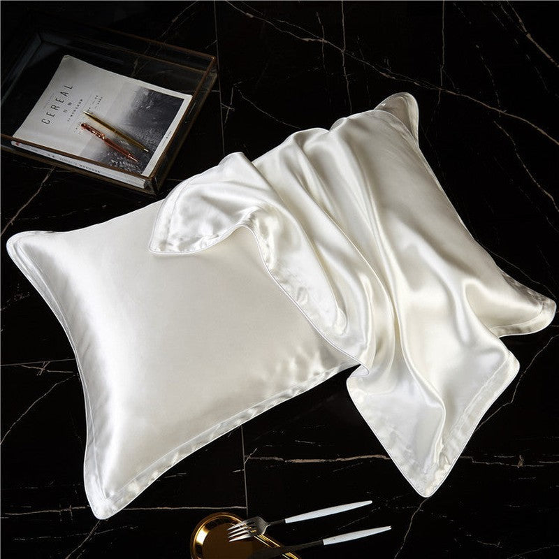 Seidenkissenbezug mit elegantem Splicing-Design | Miramis NUMENCE Pillowcase