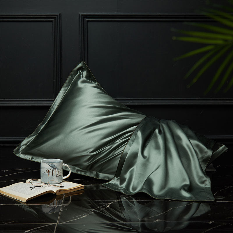 Seidenkissenbezug mit elegantem Splicing-Design | Miramis NUMENCE Pillowcase