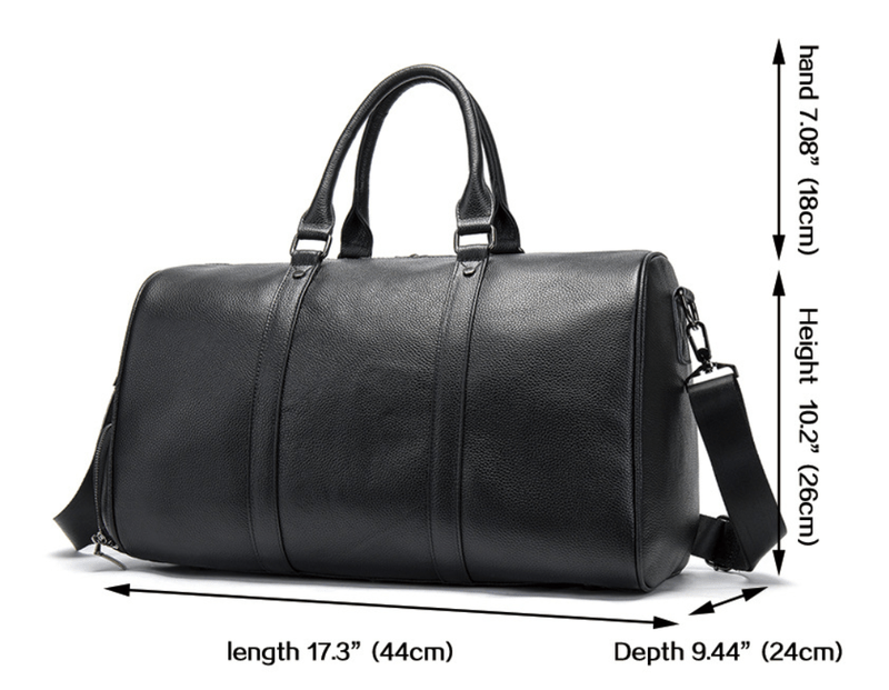 Stravos Premium Leder Reisetasche – Stylische große Kapazität Tragetasche NUMENCE Travel Bag
