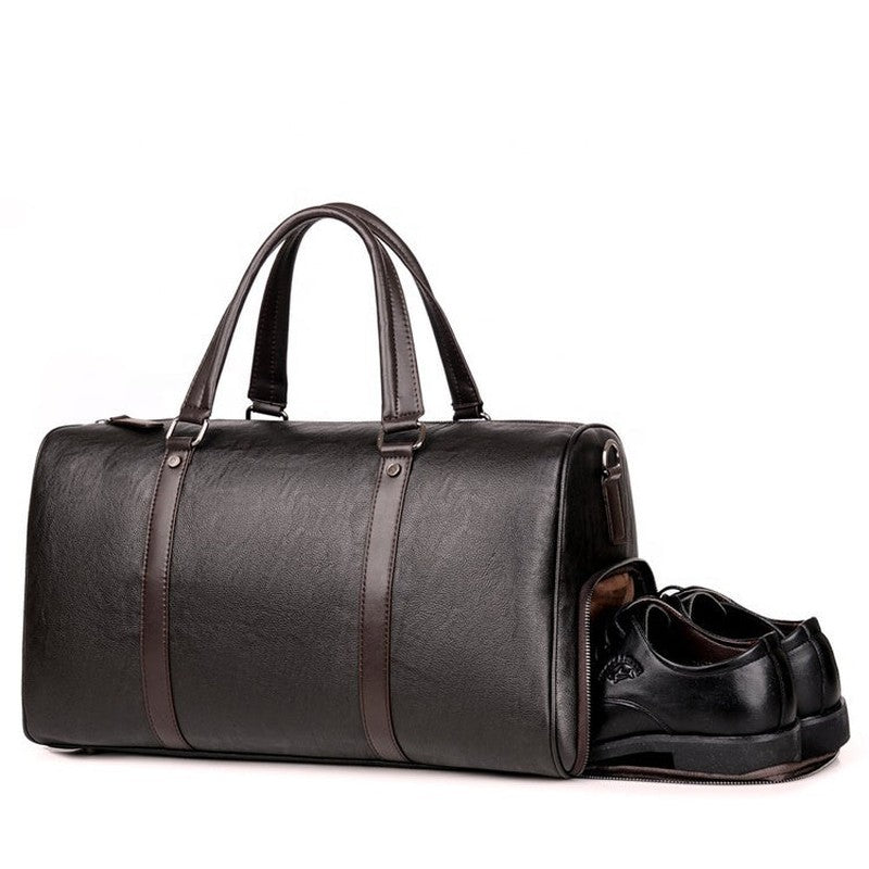 Stravos Premium Leder Reisetasche – Stylische große Kapazität Tragetasche NUMENCE Travel Bag