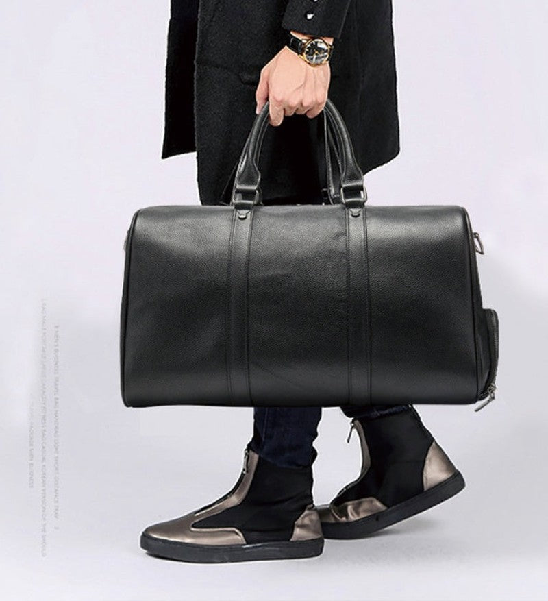 Stravos Premium Leder Reisetasche – Stylische große Kapazität Tragetasche NUMENCE Travel Bag