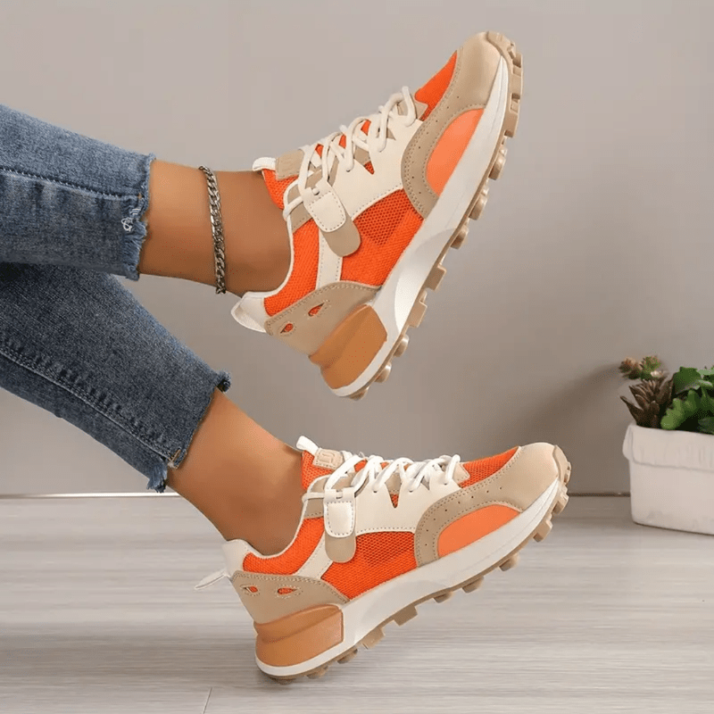 Trendige Farbblock Turnschuhe für Stil und Komfort | Luna