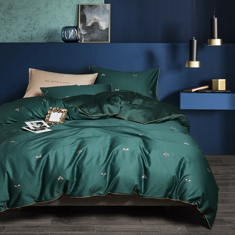 Vierteilige Baumwoll-Bettwäsche | Amelis NUMENCE Bedding Sets