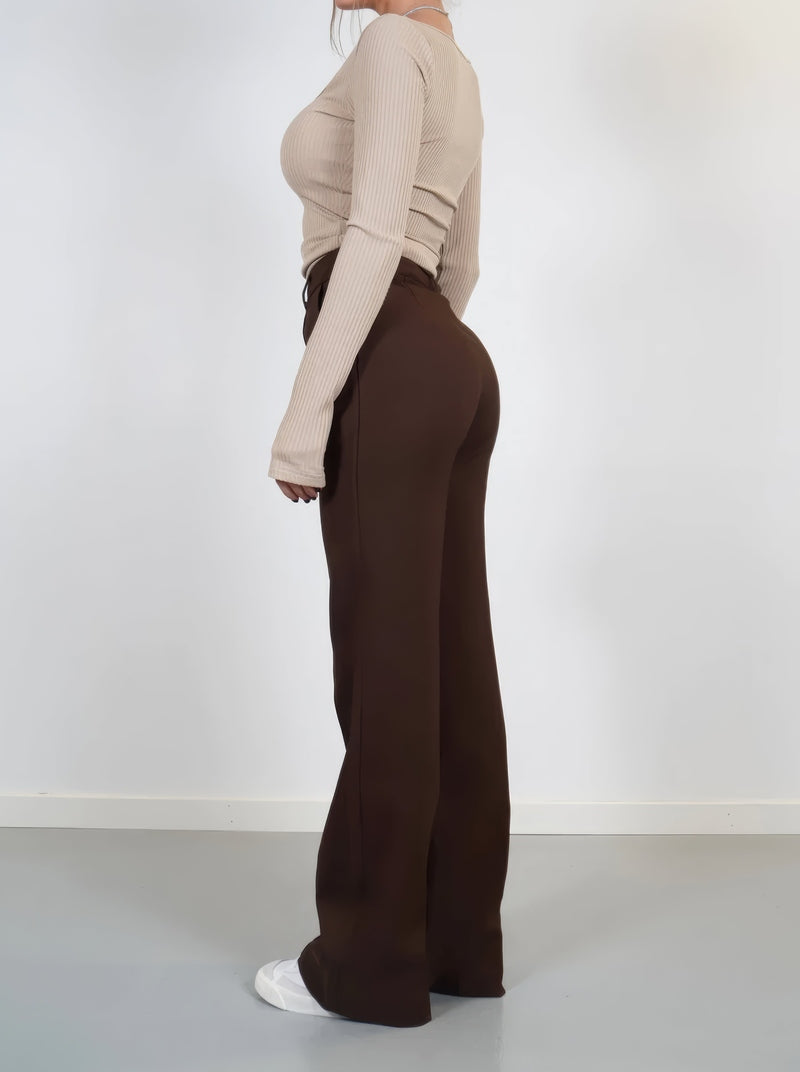 Stilvolle Damen-Hose mit weitem Bein | Lima NUMENCE Pants