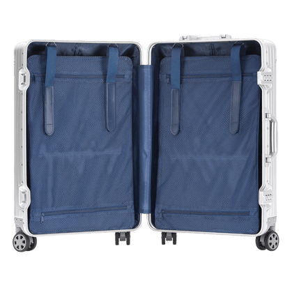 Aluminium-Koffer - Silber | Hesper NUMENCE Aluminium Suitcase