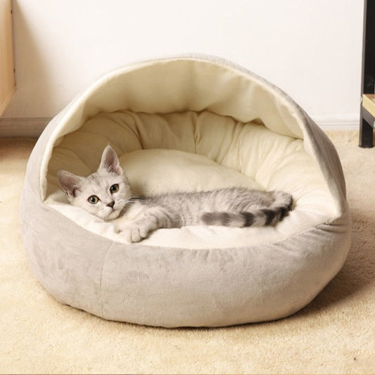 Beruhigendes Rundes Katzenhöhlenbett für ultimativen Komfort | Lyrra NUMENCE Pet Beds