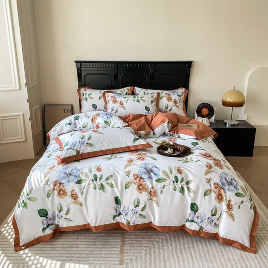 Blomster Ägyptische Baumwolle Bettwäsche Set – Decke und Bezug | Ameli NUMENCE Bedding Set