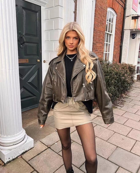 Damenjacke aus Leder | Helena NUMENCE Jackets