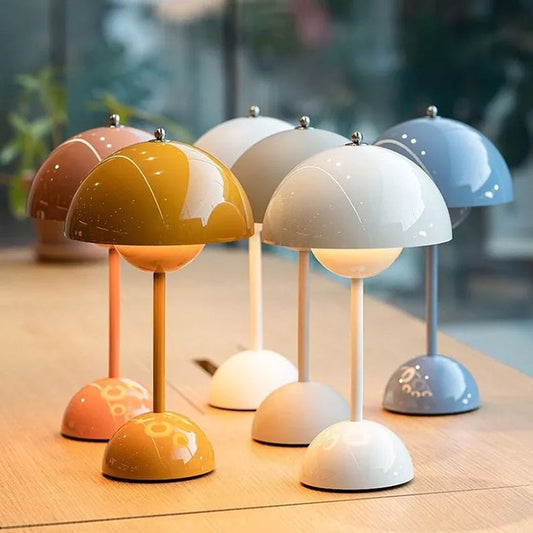Dänische Design Blumentopf Tischlampe – Stilvolle nordische Metall Schreibtischlampe | Tureus NUMENCE Table Lamps
