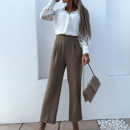 Elegantes Damenshirt mit Spitzen-Details | Leani NUMENCE Shirts