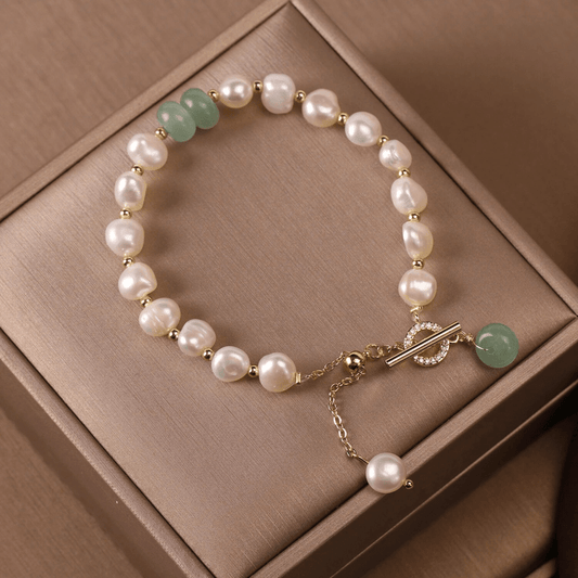 Elegantes Armband aus Süßwasserperlen Numence
