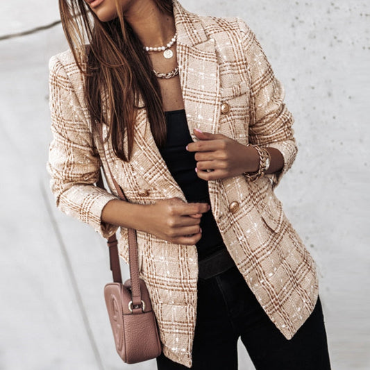 Francisca | Tweed-Karo-Blazer für Damen NUMENCE Blazers