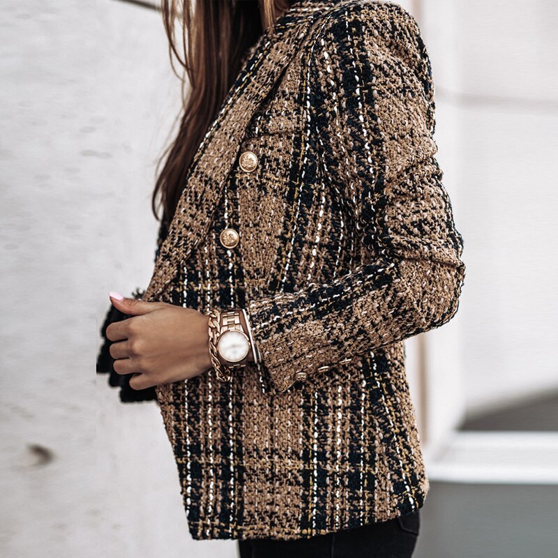 Francisca | Tweed-Karo-Blazer für Damen NUMENCE Blazers