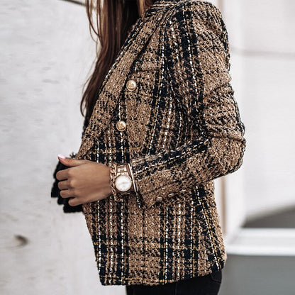 Francisca | Tweed-Karo-Blazer für Damen NUMENCE Blazers