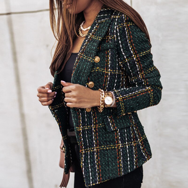 Francisca | Tweed-Karo-Blazer für Damen NUMENCE Blazers
