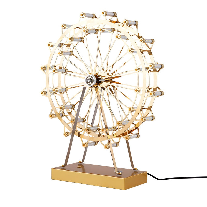 Goldenes Riesenrad LED Tischlampe mit Touch-Steuerung - Dekorative Beleuchtung | Cyllin NUMENCE Table Lamp