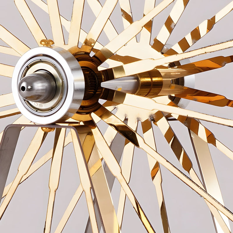 Goldenes Riesenrad LED Tischlampe mit Touch-Steuerung - Dekorative Beleuchtung | Cyllin NUMENCE Table Lamp
