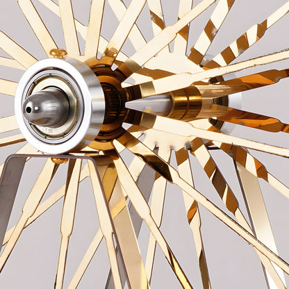 Goldenes Riesenrad LED Tischlampe mit Touch-Steuerung - Dekorative Beleuchtung | Cyllin NUMENCE Table Lamp