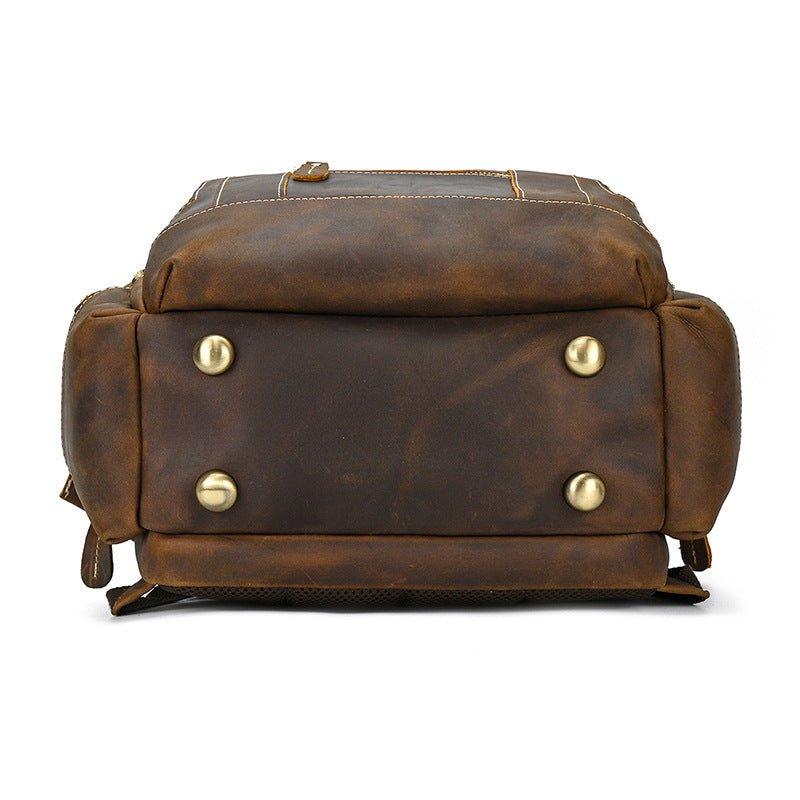 Großer Vintage Herren Leder Rucksack für Reisen | Adonis NUMENCE Leather Backpack