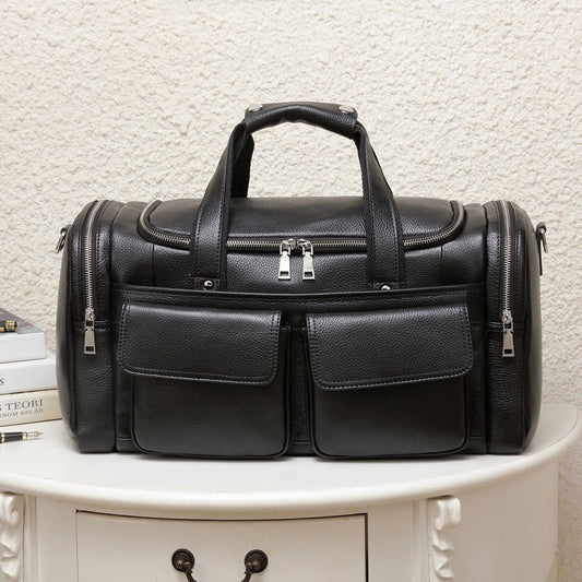 Herren Leder Reisetasche – Große Kapazität Duffle für Geschäfts- & Wochenendausflüge | Eterius NUMENCE Travel Bag