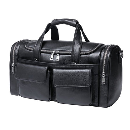 Herren Leder Reisetasche – Große Kapazität Duffle für Geschäfts- & Wochenendausflüge | Eterius NUMENCE Travel Bag