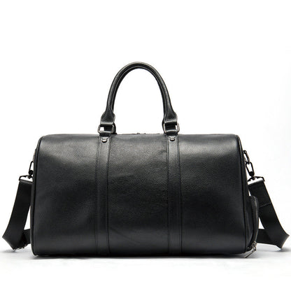 Herren Leder Reisetasche – Stylische Weekender mit großem Fassungsvermögen | Alioth NUMENCE Travel Bag