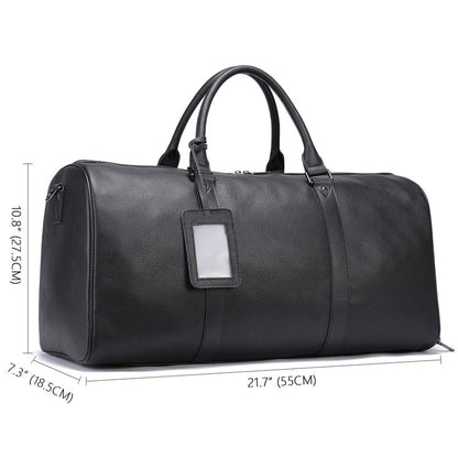 Herren Leder Reisetasche – Stylische Weekender mit großem Fassungsvermögen | Alioth NUMENCE Travel Bag