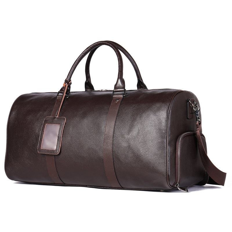 Herren Leder Reisetasche – Stylische Weekender mit großem Fassungsvermögen | Alioth NUMENCE Travel Bag