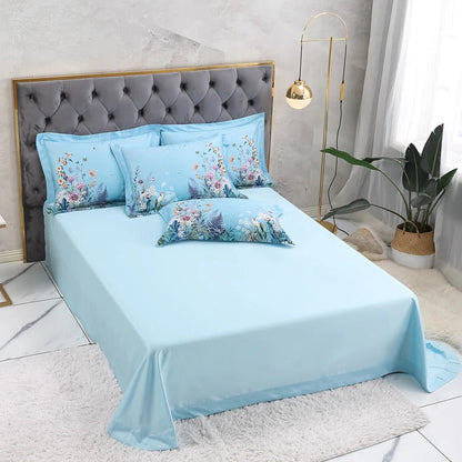 Himmelblaues Kissenbezug – 100% Ägyptische Baumwolle | Floweris NUMENCE Pillowcases & Shams