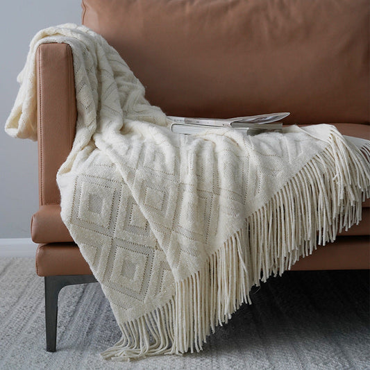 Jacquard gestrickte Bettdecke für täglichen Komfort | Soleno NUMENCE Blanket