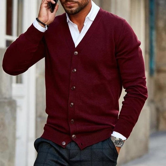 Knopf-Cardigan für Herren | Harald NUMENCE Cardigan