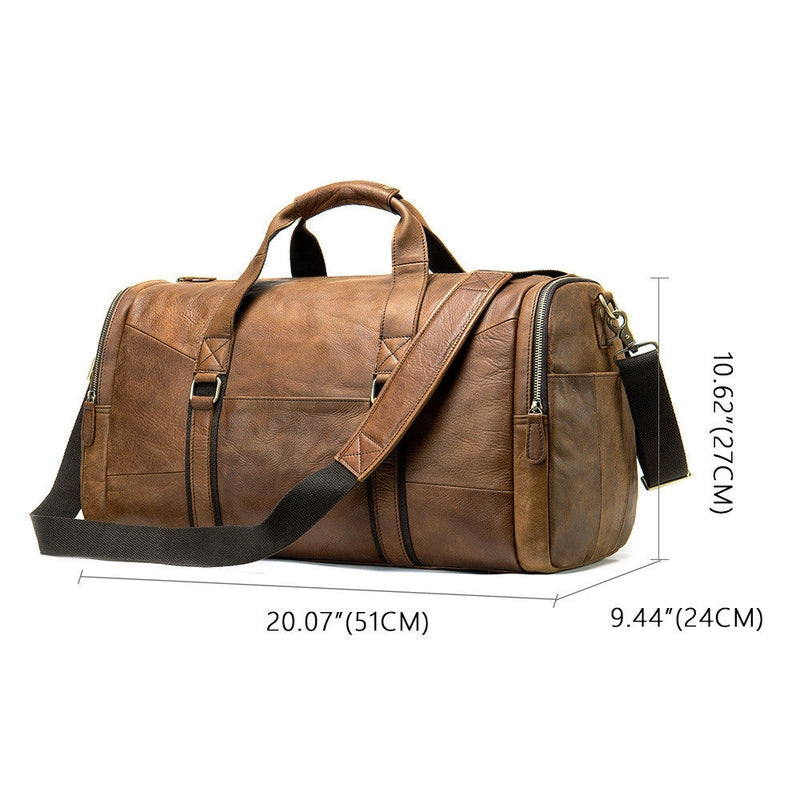 Leder Herren Reisetasche – Stilvoller Weekender & Handgepäck | Arcturus NUMENCE Travel Bag